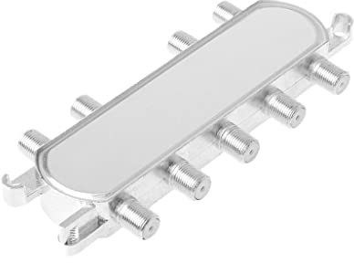 Divisor de 8 vías 5-2400 MHz señal satélite antena de TV coaxial HDTV