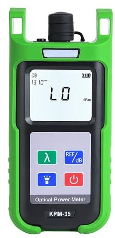 Testeur Fibre Optique, Wattmètre à fibre optique KPM-35, testeur de câbles à fibre optique FTTH avec source lumineuse à fibre optique monomode KLS-35 1310/1550 nm(KLS-35-S)