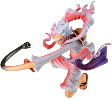 Banpresto - One Piece - Figura de colección de Discos de Batalla de Monkey D. Luffy Gear 5 (versión Especial)