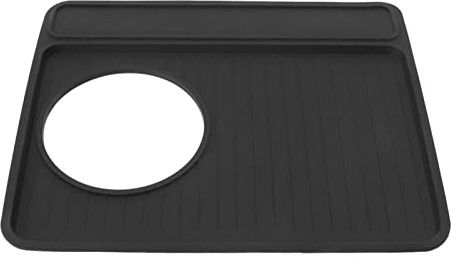 Cocoarm Kaffemaskin Non Slip Pad Silikon Kaffemaskin Top Pad 28 X 23,7 Cm Dammtät Lock Flexibel Enkel Rengöring för 870 880 Hem Kaffebar Användning (Svart)