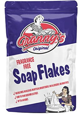 Granny's Natural Fragrance Free Soap Flakes, Vegan Friendly