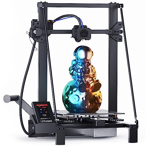 LONGER Impresora 3D LK5 Pro, Gran Tamaño de Impresión 300 * 300 * 400mm, Impresora 3D con Pantalla Táctil de 4.3 Pulgadas, Código Abierto, 3.5X Más Rápida, Precisión de 0.1mm, Ideal para Principiantes