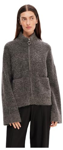 SELECTED FEMME Cardigan Zip-up Medium Grey Melange XS Medium Grey Melange XS