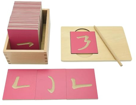 CoudarTitie Materiale Didattico per Bambini, Allenamento Linguistico, Metodo, Lavagna per Tracciare Le Lettere, Giocattolo Educativo per attività, Ictus