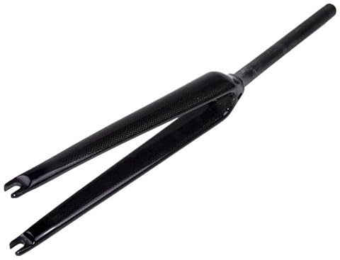 Horquilla Para Bicicleta Horquilla delantera de fibra de carbono for bicicleta de carretera de carreras, 700C, 25,4 mm, brillante y mate, horquilla rígida de carbono for bicicleta de piñón fijo Horqui