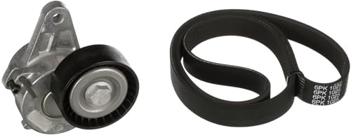 GATES Kit Cinghie Poly-V K026PK1028 Gomma Compatibilità con VW Golf 7 Hatchback 5G1, BQ1, BE1, BE2 T-Roc A11 Golf 8 Hatchback CD1, AUDI A3 Sportback 8VA, 8VF Q3 8UB, 8UG
