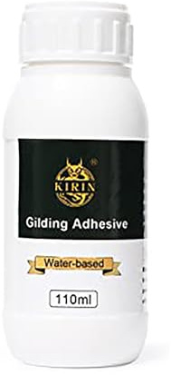 KIRIN Gold Leaf Glue - Epoxy Resin Water Based Gold Leaf Adhesive Set for DIY Craft, Painting, Furniture and Arts