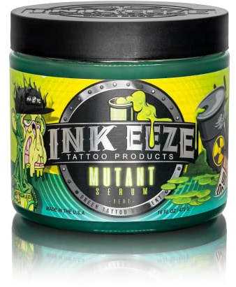 INKEEZE Mutant Serum Green Tattoo Ointment Limited Edition Bored Ape Yacht Club NFT, Made in USA, 16oz