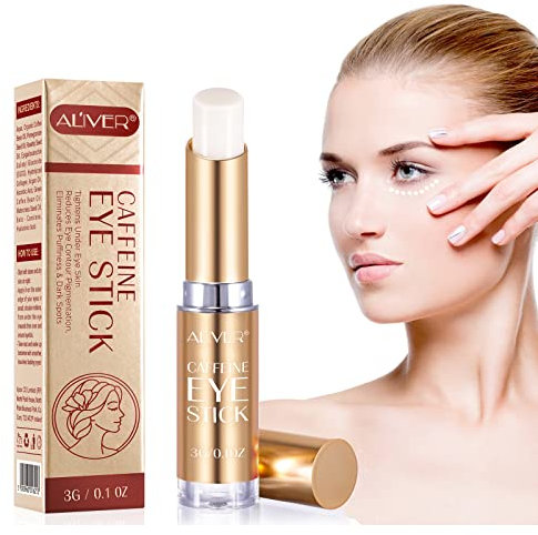 Caffeine Eye Stick, Caffeine Eye Cream for Dark Circle and Puffiness, 3-4 Weeks Improve Eye Bags and Fine Lines, Eye Anti Aging Treatment Smooth Skin…