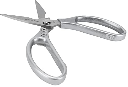 Tijeras de Cocina Resistentes de Acero Inoxidable con Cuchillas, Fácil Corte de Huesos, Cierre Seguro, Higiénicas y Fáciles de Limpiar para Aves, Pescado, Barbacoa