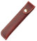 Kaizuca Kugelschreiber Etui, Leder Stift Etui, Leder Federmäppchen, Crazy Horse Leder, mit Metallverschluss, für Füllfederhalter Stiftemappe Kugelschreiber Eingabestift (Rot)