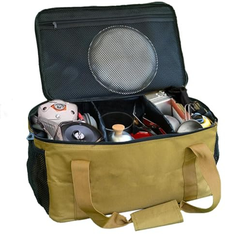 Borse Da Trasporto Da Campeggio - Borsa Per Attrezzatura Da Esterno, Attrezzatura Da Campeggio Con Zaino In Spalla | Organizzatori Per Stoviglie Da Picnic Per Il Trasporto All'aperto, Borsa Impermeabi