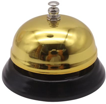 Cloche de Service | Service de Bar de Bureau, Cloche d'appel | Cloche de comptoir Portable | Sonnette de réception pour Bureaux, hôtels, | Cloche de Service pour Cuisines, écoles et comptoirs