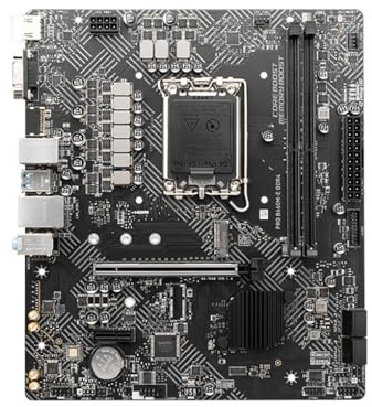 Carte mère Carte mère Fit for MSI Intel B660 Pro B660M-E DDR4 LGA 1700 128 Go Compatible avec processeurs i7-14700T 13900, 13700, 13100F 12300, 12100