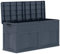 Lechnical Outdoor Plastic Garden Storage Shed, 320L Garden Storage Bench Box Large Cpacity Storage Box for Garden Waterproof and Lockable, 119 x 46 x 60 cm (L x W x H), Black