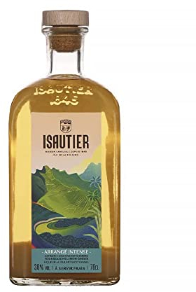 ISAUTIER Intense Citron Gingembre - Punch au Rhum - 30% Alcool - Origine : Réunion - Rhum arrangé à déguster en digéstif ou apéritif - Intrédients locaux - 70 cl