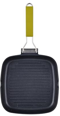 UNITED COLORS OF BENETTON. Asador 24x24x3.7cm aluminio fundido ind verde safari be