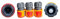 SK INFINITY | Hozelock Conector AquaStop soft touch Water Stop Connector - 12.5mm - 15mm- Watertight, Non-slip, Ideal for the Start of the Hose-Yellow/Grey-Quick Connector (3- Pack)