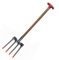 RENHUAVOY Garden Fork Heavy Duty for Digging, Gardening Hollow Hoe Cultivating All Types of Soil | Garden Pitchfork Tool for Gardening & Digging-D
