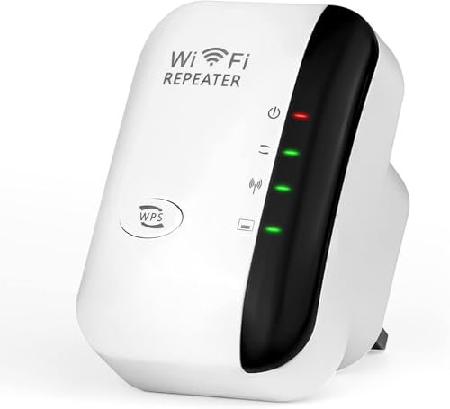 Genie's Poems WLAN Repeater WLAN - Verstärker mit LAN/WAN Port, WiFi Repeater mit 3 Modus, Internet Verstärker, WR03-WH-XY03