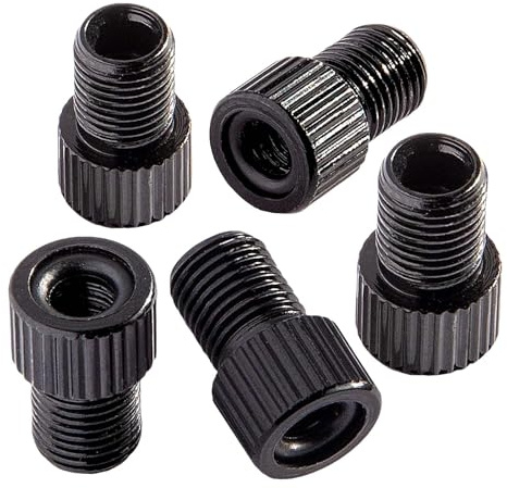 Presta Valve Adapter - Convert Presta to Schrader - French/UK to US - Inflate Tire Using Standard Pump or Air Compressor