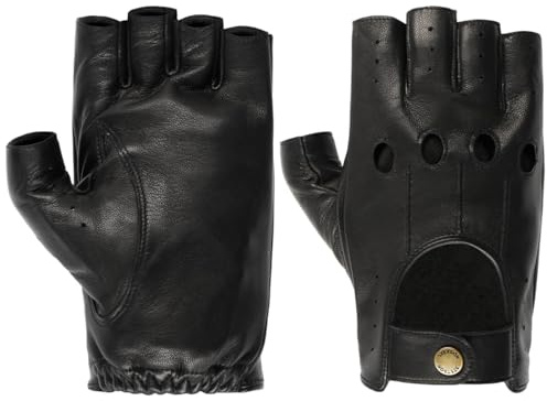 Stetson Summer Oily Goat Guantes sin dedos de piel Cuero Napa Hombre Primavera Verano