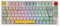 EPOMAKER Theory TH80 Pro ISO(UK) 75% Hot Swap RGB 2.4Ghz/Bluetooth 5.0/Teclado mecánico con Cable con Teclas MDA PBT, Control por botón para WIN/Mac/PS4/PS5/Xbox (Interruptor Wisteria Linear)