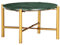 UTSRABFA Beistelltisch Küchentisch Pflanzenhocker Couch Tisch Couchtisch Grün 60x60x35 cm Echtstein in Marmoroptik Geeignet für Esszimmer, Wohnzimmer, Foyer, Büro