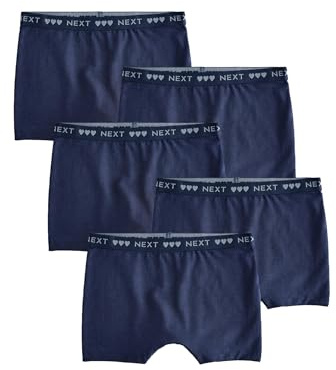 NEXT Niñas Pack de 5 Braguitas Tipo Culotte Azul Marino 3 Años-4 Años