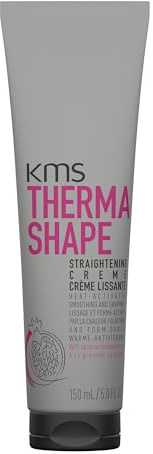 KMS ThermaShape - Crema lisciante per capelli lisci, controllo crespo e protezione dal calore, 150 ml
