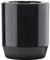 Zone Denmark Suii Zahnbürstenhalter, Zahnbürstenbecher fürs Badezimmer, Durchm. 7,8 cm, Höhe 9 cm, Schwarz