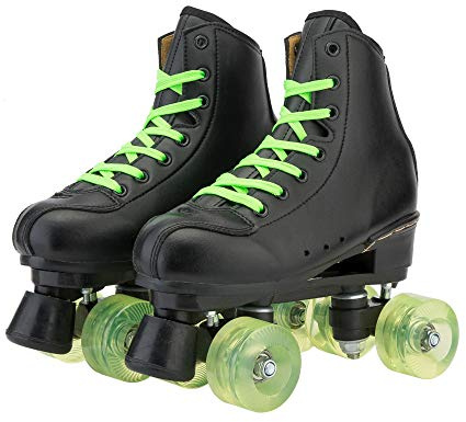 STRTG Patines Quad, Hombres Mujeres, 4 Ruedas, Transpirable, Apto para Principiantes