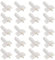 20pcs Möbeltürdämpfer Möbel Dämpfer, Küche Schranktür Stop Weiche Ruhig Schließen Closer, Puffer Schubladen Dämpfer für Tür Möbel Schrank 6,3 x 4,6 cm