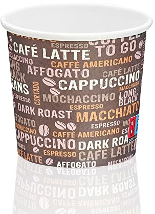 MH QUALITY Kaffeebecher 80ml ohne Deckel - 200x | Coffee To Go Pappbecher | Premium Becher Kaffee, Papierbecher, Espressobecher To Go