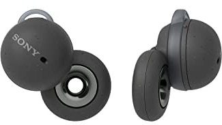 Sony LinkBuds - New concept open ring design allows conversations without removing earbuds and to stay safe while running - Grey (Renewed)