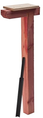 Architectural Mailboxes DPK000AM Drive-in Post, No Size, Aromatic Cedar