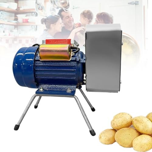 ZyKnaurral Eje y Engranaje de molienda del machacador de Papas eléctrico, 750W. Machacador de Papas Profesional, Salida 20-30 kg/h. Prensa Comercial de Papas, Puede Hacer Salsas y sopas.
