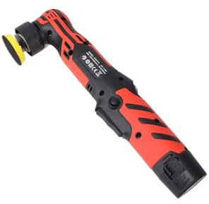 WODHMIEY 12V Mini Poliermaschine Akku Polierer Set – 6-Gang Geschwindigkeit, 5mm & 12mm Exzenter, Bürstenloser Motor, 2x 2000mAh Akku, Schnellwechsel-System für Fahrzeugpflege, Möbel, Detailreinigung