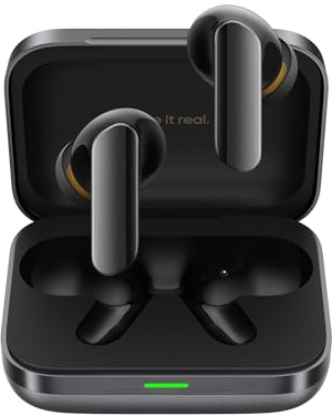 realme Buds Air 7 | 52dB ANC | Hi-Res LHDC 5.0 | 12.4mm Deep Bass Driver | 360° Spatial Audio | 52H Playtime | 6-Mic ENC | Bluetooth 5.4 | IP55 | Fast Charging (Slate Grey)