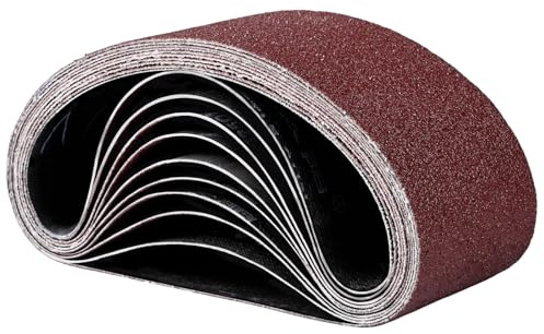 STEBRUAM 10 st slipband 100 x 560 mm (60/80/100/120/240) blandat korn