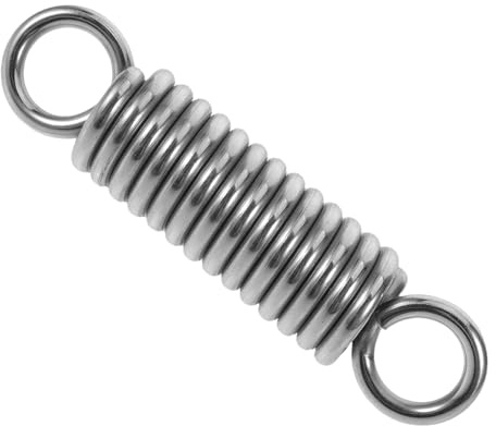 DECHOUS Molla di Estensione per Sedia a Dondolo in Acciaio Inossidabile 304 con Gancio Girevole Molla Antiurto da 6Mm X 150Mm per Altalena da Veranda e Sedia Sospesa Set di Molle