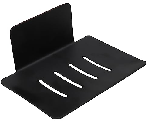 GYSRXS Seifenhalter Selbstklebend Edelstahl Seifenhalter Wandmontage Ohne Bohren Seifenhalter Schwarz Dusche Passend für Badezimmer und Küche von Seifenhalter Dusche(Schwarz)