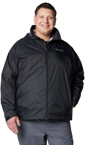 Columbia Men's Glennaker Lake II Rain Jacket, Black, XX-Large
