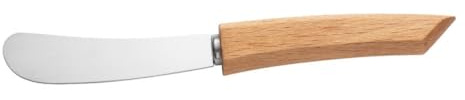 HOLIDYOYO Coltelli Per Spalmare Burro Con Manico In Legno Coltelli Per Spalmare Sandwich In Acciaio Inox Raschietti Per Marmellata Di Frutta Per Gelatine Di Crema Di Formaggio Burro