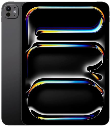 Apple iPad Pro 2024 (13-inch, Wi-Fi + Cellular, 256GB) - Space Black (Renewed)
