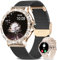 Smartwatch Damen Herren, 1.3 Zoll Smart Watch Kompatibel iOS Android Handy, IP68 Wasserdichte Smartwatch mit Telefonfunktion Blutdruckmessung SpO2 Pulsuhr Schlafmonitor, Fitness Tracker, Geschenk