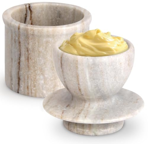 Butter Crock with Lid, Butter Dish, Viva Jade, Large