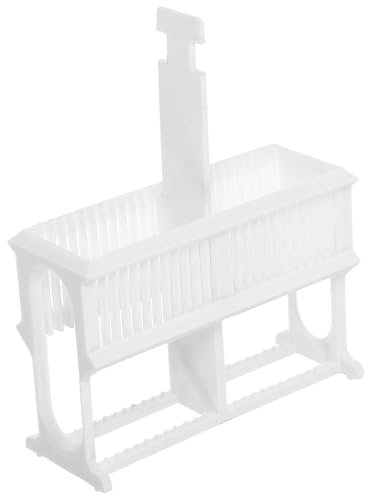 CLISPEED Mikroskop Objektträger Kunststoff Ständer Für Scheiben Praktisches Aufbewahrungsregal Für Labore Und Experimente Stabil Und Kompakt Für Forschung Und Schule