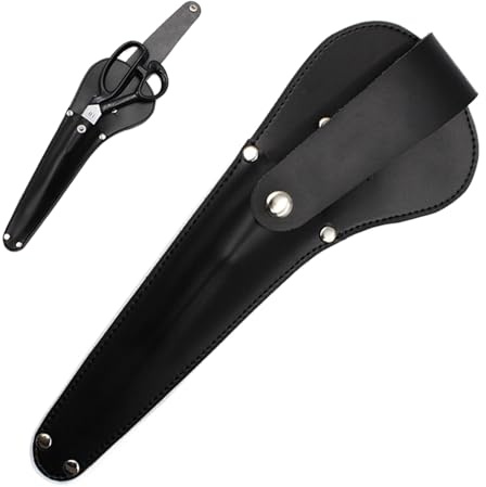 Toholder Toholster – in pelle per, estrattore di traino, porta da giardino con bottone a pressione, per utensili manuali, fondina in pelle sintetica ricamata | Toholder PU