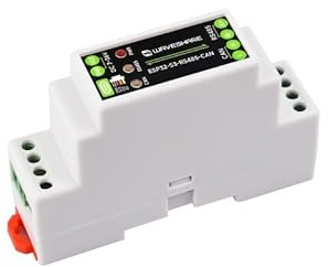 TUOPUONE Scheda di controllo industriale ESP32-S3 con interfacce di comunicazione RS485 e CAN, supporta WFi, circuiti di protezione multipli integrati